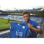 Football Demarai Gray signed 12x8 colour photo pictured after signing for Leicester City. Demarai