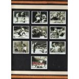 Boxing The Great Heavyweights 15x14 mounted cigarette cars collection full set of 10 mounted