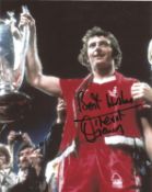 Trevor Francis Signed Nottingham Forest European Cup 8x10 Photo. Good Condition. All signed pieces