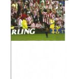 Football Kevin Phillips signed 8x6 colour photo pictured celebrating while playing for Sunderland. A