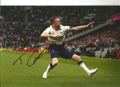 Football Robbie Keane 12x8 signed colour photo pictured in action while playing for Tottenham