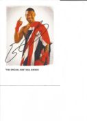 Boxing Kel Brook The Special One signed 8x6 colour photo. Ezekiel "Kell" Brook is a British