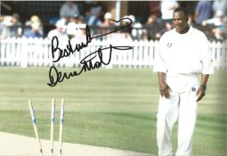 Cricket Devon Malcolm Signed 12 x 8 inch cricket colour photo. Good Condition. All signed pieces