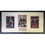 Football Peter Schmeichel 20x12 mounted signature piece includes signed colour photo and two other