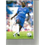 Football William Gallas signed 10x8 mounted colour photo pictured in action for Chelsea. William