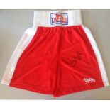 Boxing David Haymaker Haye signed Red Lonsdale Boxing Shorts. David Deron Haye (born 13 October