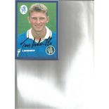 Football Tore André Flo signed 6x4 mounted colour photo pictured while at Chelsea FC. Tore André Flo
