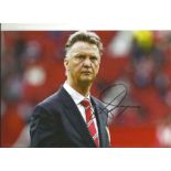Football Louis Van Gaal signed 12x8 colour photo pictured while manager of Manchester United. Good