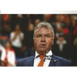 Football Guus Hiddink signed 12x8 colour photo pictured while manager of Holland. Guus Hiddink (