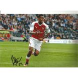 Football Alex Iwobi signed 12x8 colour photo pictured while playing for Arsenal. Alexander Chuka