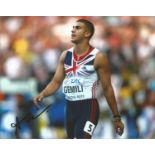 Athletics Adam GemIli 10x8 signed colour photo. Good Condition. All signed pieces come with a