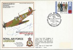 Lt General Aviateur Baron Michael Donnet signed 31st Anniversary of the Battle of Britain, RAF