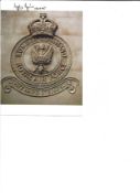 WW2 bomber veteran Flt Lt Sydney Grimes 106/617 Sqd 7 x 5 inch signed photo. Good Condition. All