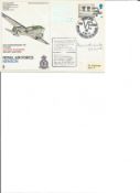 Col Maurice Buckmaster WW2 SOE leader signed 1970 RAF Benson 25th ann VE Day Dakota cover. Good
