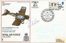 Robert F T Doe signed 50th Anniversary of the No 1 School of Technical Training cover RAF Museum