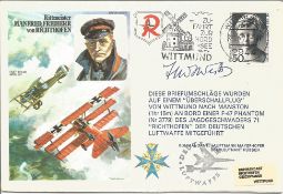 F M F West VC signed Historical Aviators cover RAFM HA(SP1). Rittmeister Manfred, Freiherr von