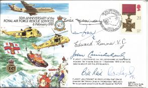 50th Anniversary of the Royal Air Force Rescue Services 6th February 1991 signed RAF cover No 403 of