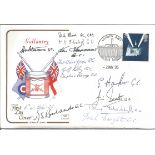 Gallantry multi signed RAF cover. Signed by 13 including E. Hawkins, F. Fairfax, H. Flintoff, T