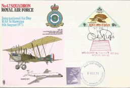 Mr Oliver Philpot signed No 42 Squadron RAF International Air Day RAF St Mawgan cover. 9p