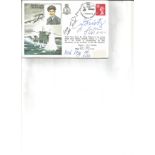 WW2 Boat signed Squadron Leader T. M Bulloch DSO, DFC flown cover signed by Admiral Karl Donitz