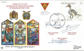 RAFES Tribute to the Organizations of Belgium 19401945 signed RAF cover No 193 of 500. Signed by