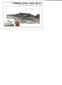 WW2 fighter pilot William John Storey 135 sqn signed 6 x 4 inch colour postcard showing his place