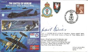 The Battle of Berlin 18th November 1943 31st March 1944 signed FDC date stamps 29th January 1994