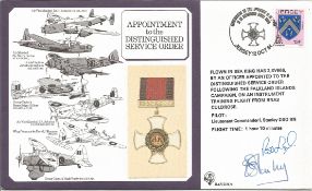 Appointment to the Distinguished Service Order cover RAF(DM)4 signed by Lt Cdr I Stanley DSO & Rod