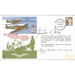 WW2 aces Gunter Rall Garry Norwell DFC signed RAF cover. 41st Anniversary of the Battle of Britain