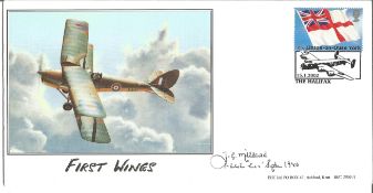 Jocelyn George Power Millard signed First Wings RAF FDC. Millard was released from the RAF in