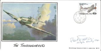 Paul Patten 64 Sqdn signed The Thoroughbred RAF FDC. 80th Anniversary of the Royal Air Force