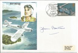 Jean Batten signed own commemorative Historical Aviators cover RAFM HA9. 12p 62nd Interparliamentary