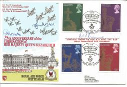 Grp Capt Stone AFC signed rare RAF Official FDC 1978 Coronation Cat £40, BFPS postmark. Good