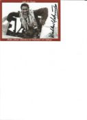WW2 Luftwaffe fighter pilot Walter Schuck KC signed 6 x 4 inch b/w photo of him getting into his