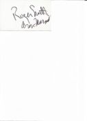 Roger Smith and Ann Margret signed 5x3 white card. Good Condition. All signed pieces come with a