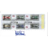 Jackie Stewart signed 2007 Grand Prix Silverstone FDC. Good Condition. All signed pieces come with a