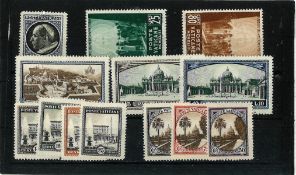 Vatican city early mint stamp collection. 13 stamps. Good Condition. We combine postage on