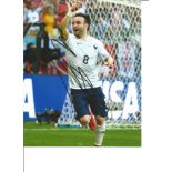 Mathieu Valbuena Signed France 8x10 Photo. Good Condition. All signed pieces come with a Certificate