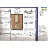 Dambuster Bill Townsend CGM DFM signed Conspicuous Gallantry medal cover A4 size cover also signed