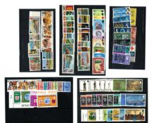 Mint stamp collection. Includes GB 1953 1965, Jersey, Guernsey and Isle of Man. Good Condition. We