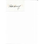 Ruth Hussey signed 5x3 white card. (October 30, 1911 - April 19, 2005) was an American actress