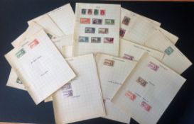 British commonwealth collection on 40 loose album pages (not all full). Prior to 1950. Mixed range