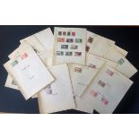 British commonwealth collection on 40 loose album pages (not all full). Prior to 1950. Mixed range