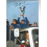 John Greig 1972 Football Autographed 12 X 8 Photo, A Superb Image Depicting The Rangers Captain