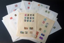 New Zealand and Australia stamp collection on 19 loose pages. Good Condition. We combine postage