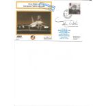 John Watkin signed First Flight of European Fighter Aircraft cover, Carried on Eurofighter 2000