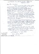 Barnes Wallis 12000, 20000 bombs related letter. Hand written letter from John Ross, who in WW2