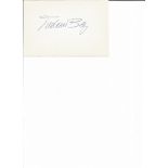 Turhan Bey signed 6x4 white card. (30 March 1922 - 30 September 2012) was an Austrian-born actor