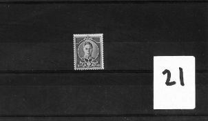 Australian stamp. Unmounted mint. 1940 Waterloo for KGVI stamp. Good Condition. We combine postage
