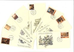 British commonwealth FDC collection. 13 included. Postmarks range between 1978-1980. Promoted by